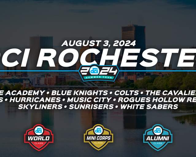 DCI Rochester Event Graphic
