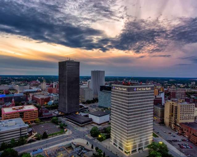 View of downtown Rochester