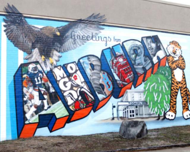 Greetings from Auburn Mural