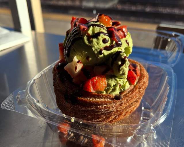 matcha churro sandwich