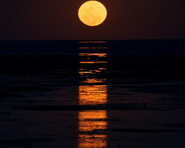 Staircase to the Moon in Roebuck Bay Broome