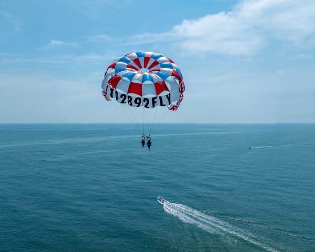 parasailing