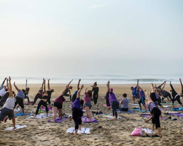 Yoga on the Beach