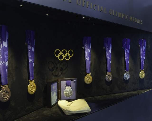 Olympic Medals at Utah Olympic Park Museum