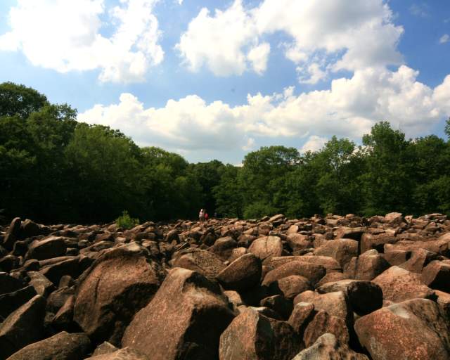 A field of rocks