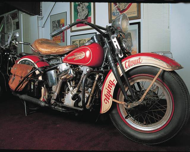 Motorcycle at the American Classic Motorcycle Museum