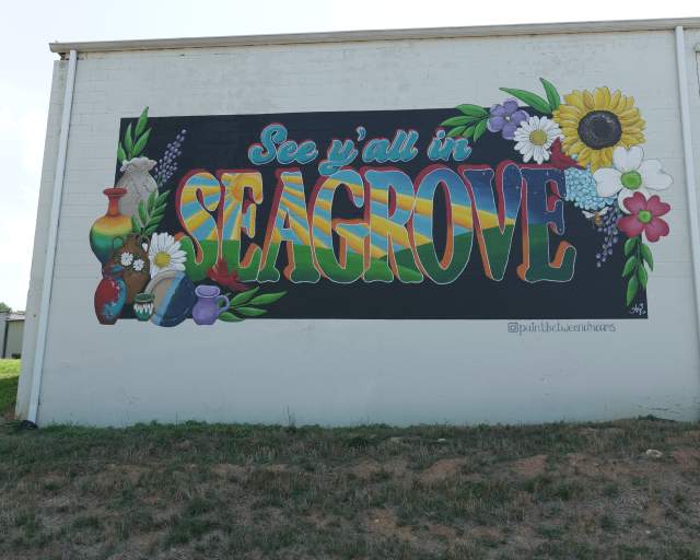See y'all in Seagrove Mural