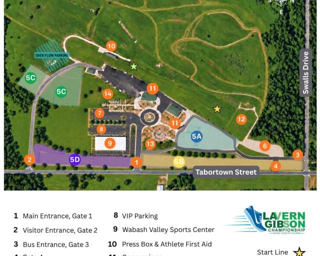 LaVern Parking Map