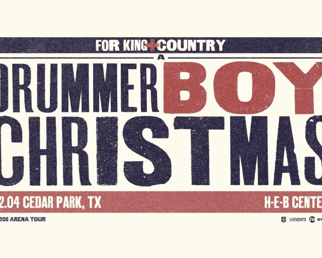 for KING + COUNTRY A DRUMMER BOY CHRISTMAS 2026 Arena Tour