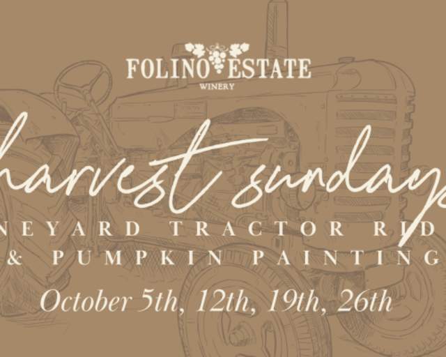 Harvest Sundays | Vineyard Tractor Rides & Pumpkin Painting