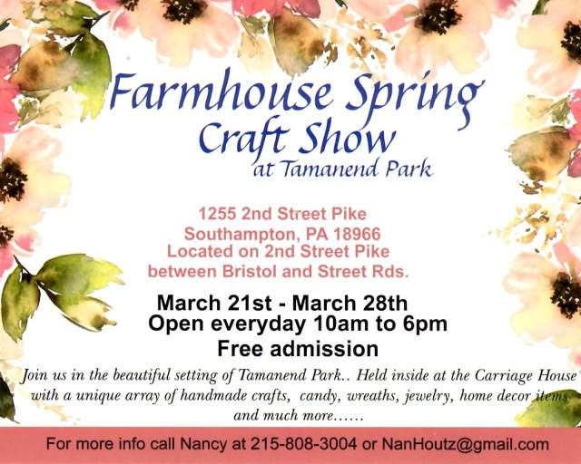Carriage House Craft Show at Tamanend Park