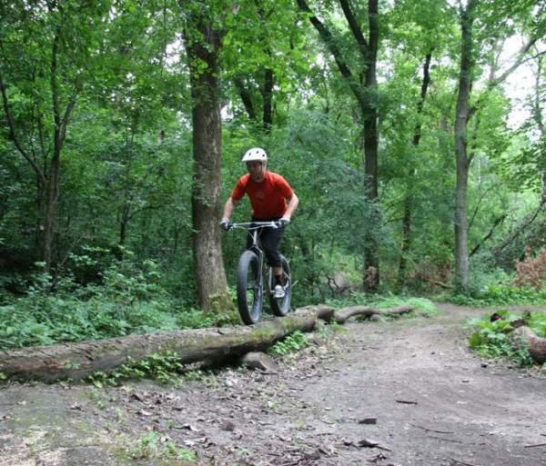 Biking on Mountain Bike Trail