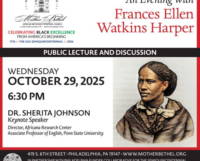 An Evening with Francis Ellen Watkins Harper