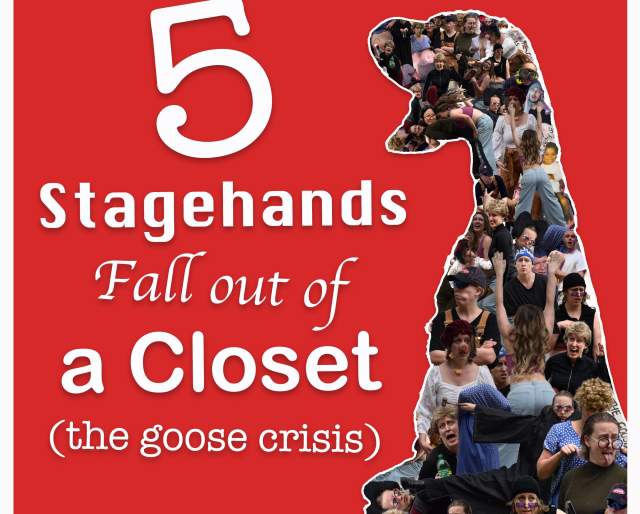 5 Stagehands Fall Out of a Closet
