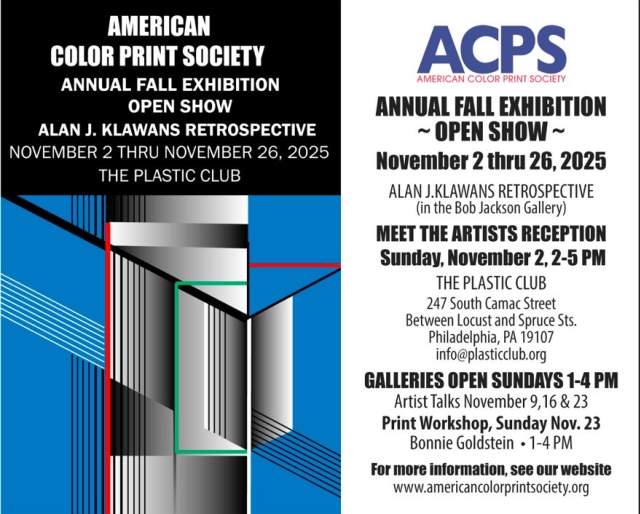 American Color Print Society Annual Fall Exhibition 2025