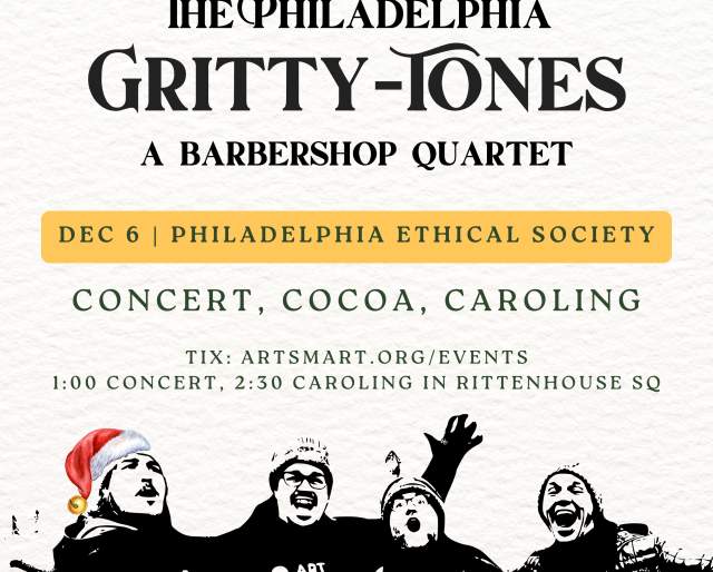 ArtSmart Presents: The Philadelphia Gritty-Tones, a Barbershop Quartet