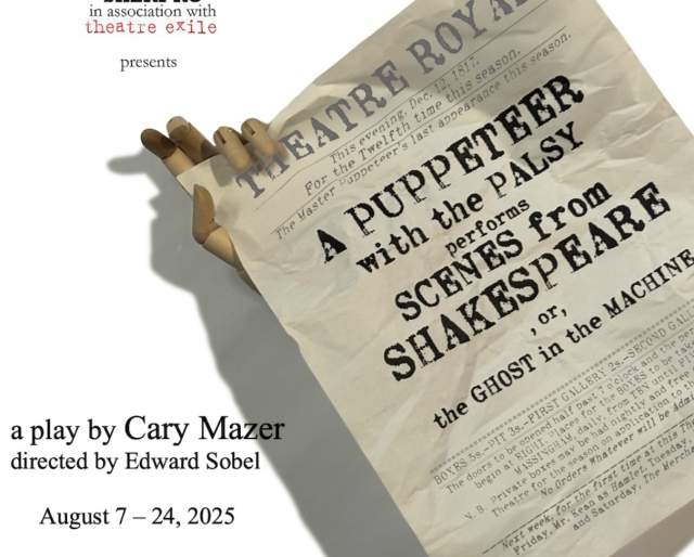 A Puppeteer with the Palsy Performs Scenes from Shakespeare