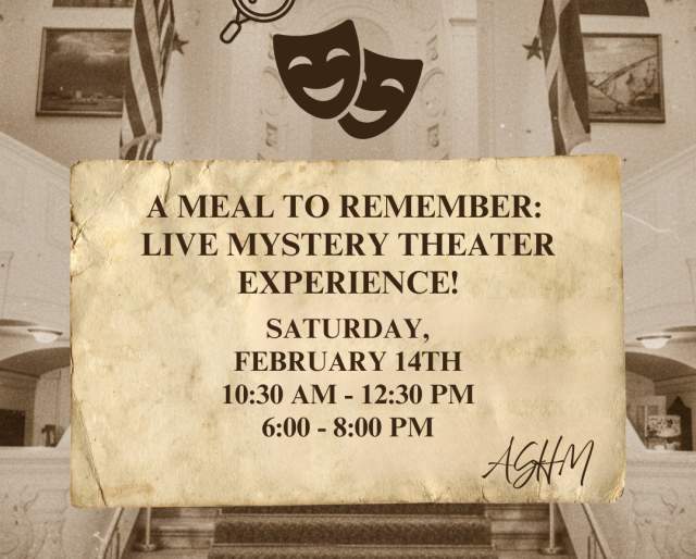 A Meal to Remember: Live Mystery Theater Experience!