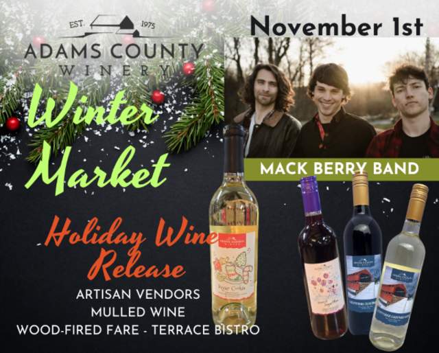 Adams County Winery--Winter Wine Releases