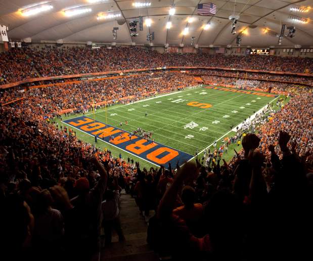 Syracuse Football Game in the Carrier Dome