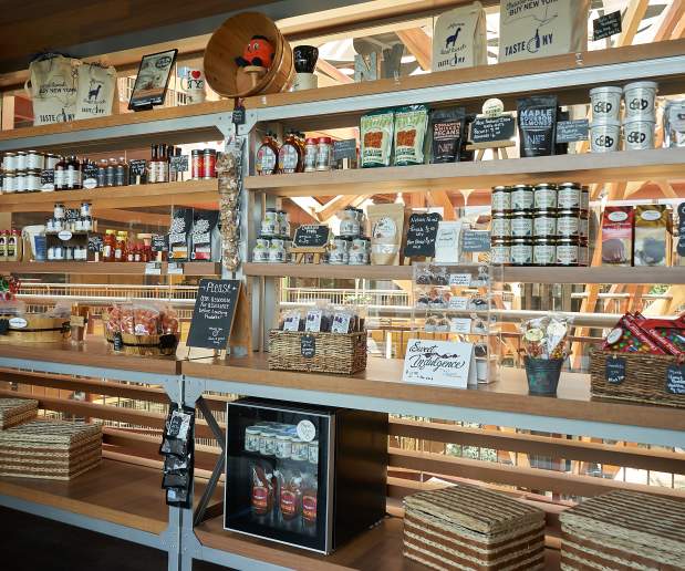 Local products at the Welcome Center store in Destiny USA