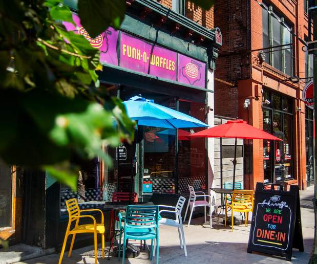 Outside Funk N waffles