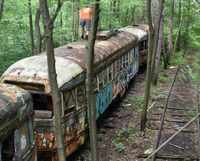 Trolley Graveyard