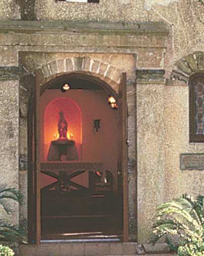The Mission of Nombre de Dios in St. Augustine marks the first Spanish Catholic Mass and mission on American soil.