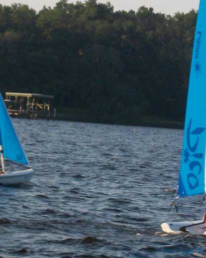 Sailing on Doctor's Lake in Orange Park
