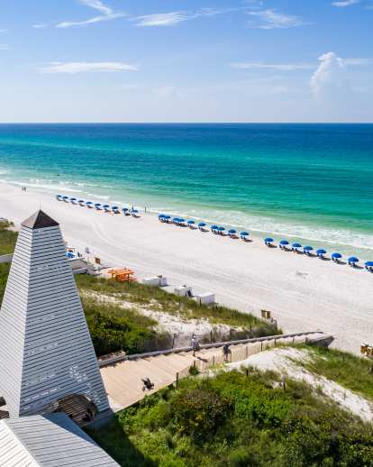 South Walton, Seaside, arial