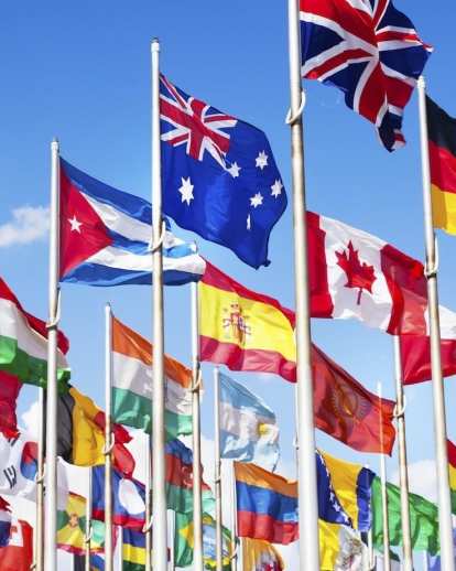 International flags