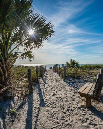 Path at Lido Beach
