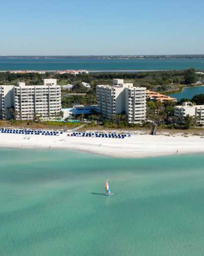The Resort at Longboat Key Club features a private beach, two golf courses, a spa... and hopefully, you.