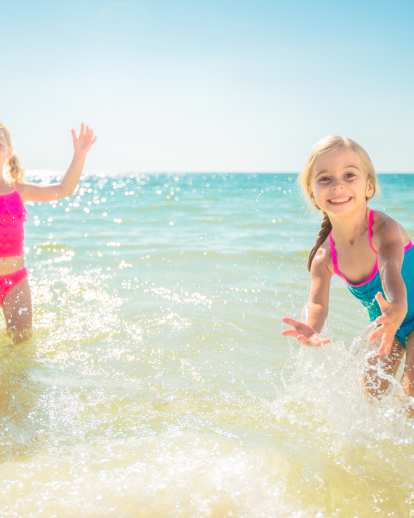 Kids on Mexico Beach