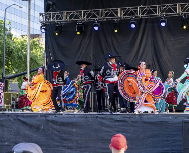 Latinx Dancers at The Utah Arts Festival
