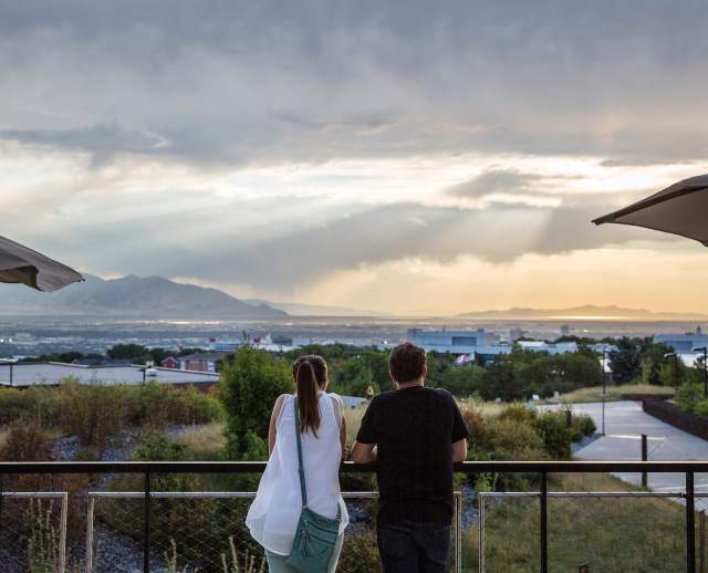 It's hard to beat the views from The Natural History Museum of Utah