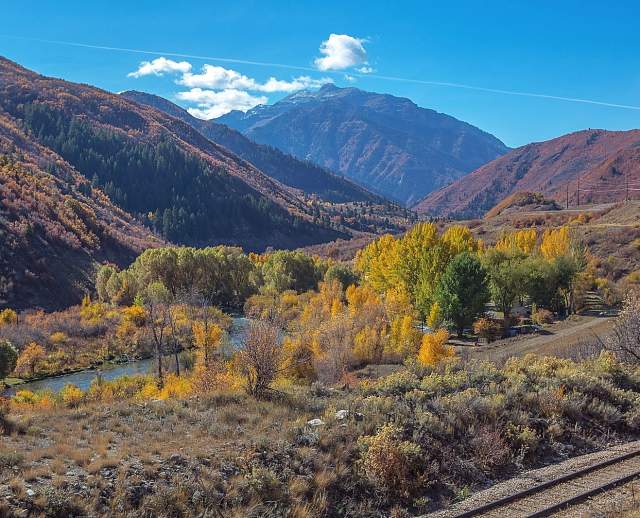 Provo Canyon in the Fall