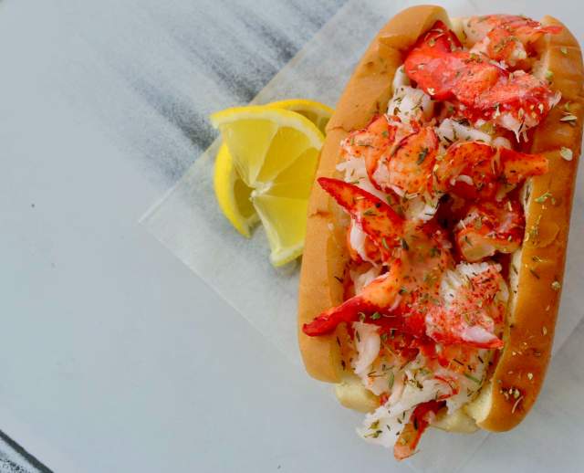 Lobster Roll at Freshies Food Truck