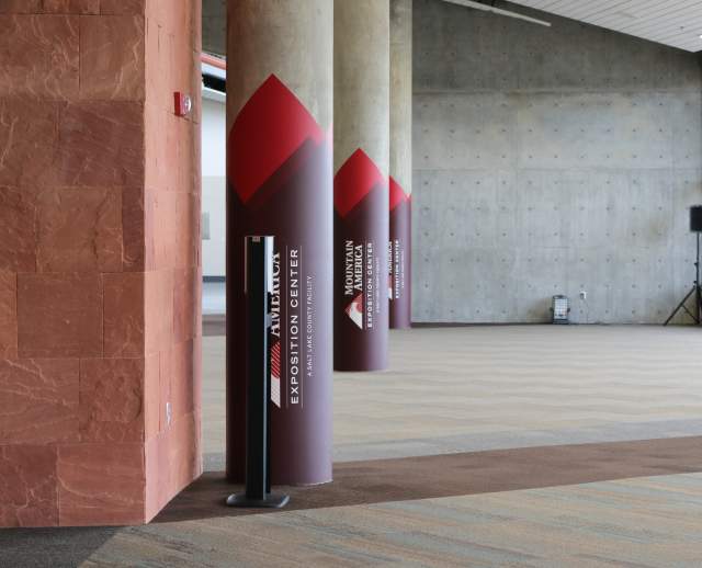 Hallway at Mountain America Expo Center