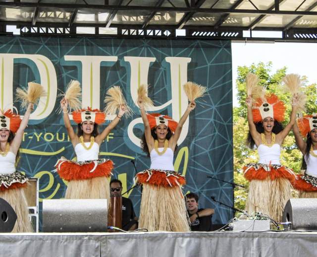 Kanani Pua Dancers Performing at the Salt Lake City DIY Festival