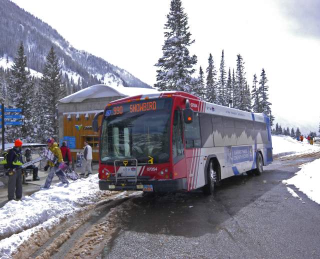 Hop a ride on a UTA Ski Bus and never worry about parking spots again