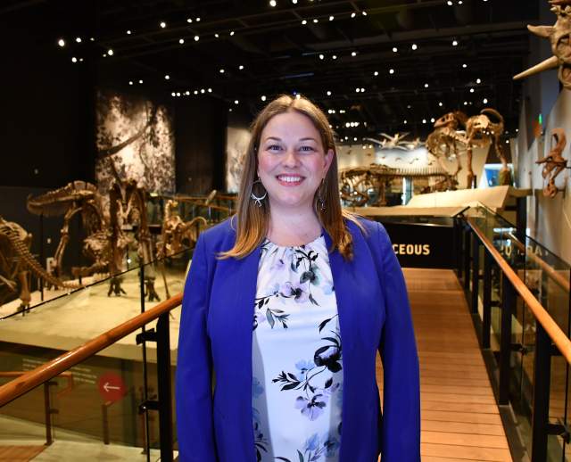 Carrie Levitt-Bussian at the Natural History Museum of Utah