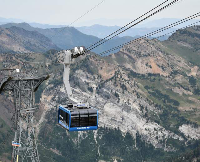 Snowbird's new tram car