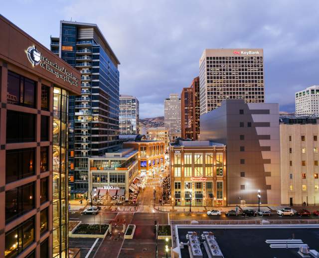 Downtown Salt Lake at Night