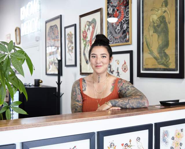 Mina Aoki of Mercy Tattoo