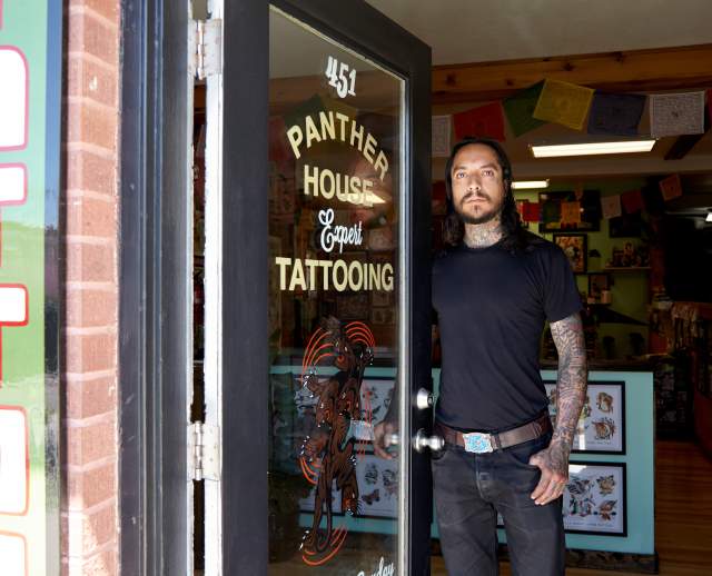 Oscar Garcia at Panther House Tattoo