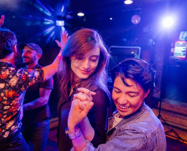LGBTQ Couples Dancing