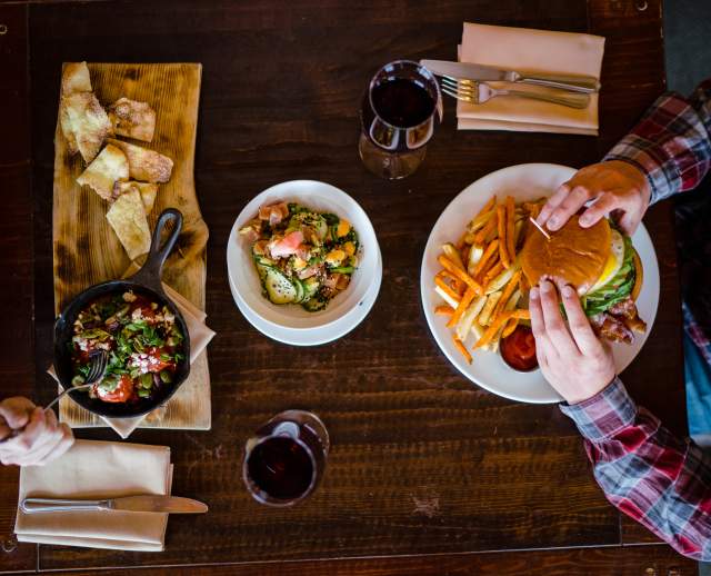 Enjoy some comfort food at Solitude Mountain Resort's Honeycomb Grill