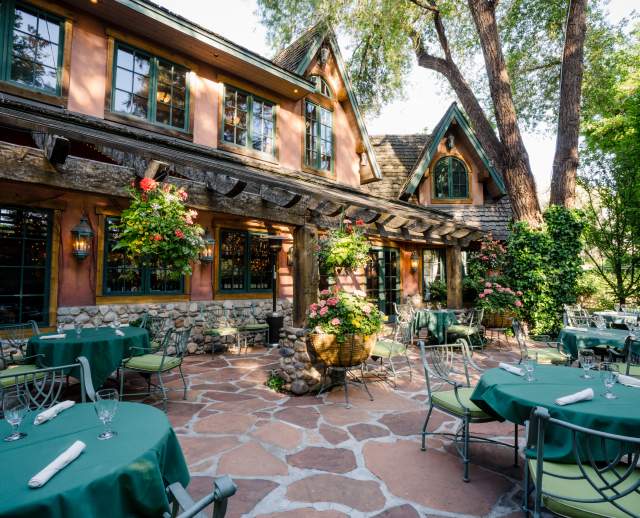 Take in the breathtaking scenery and mountain air at Log Haven