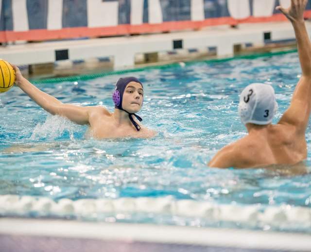 Boys playing water polo